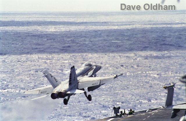 F/A 18C launch